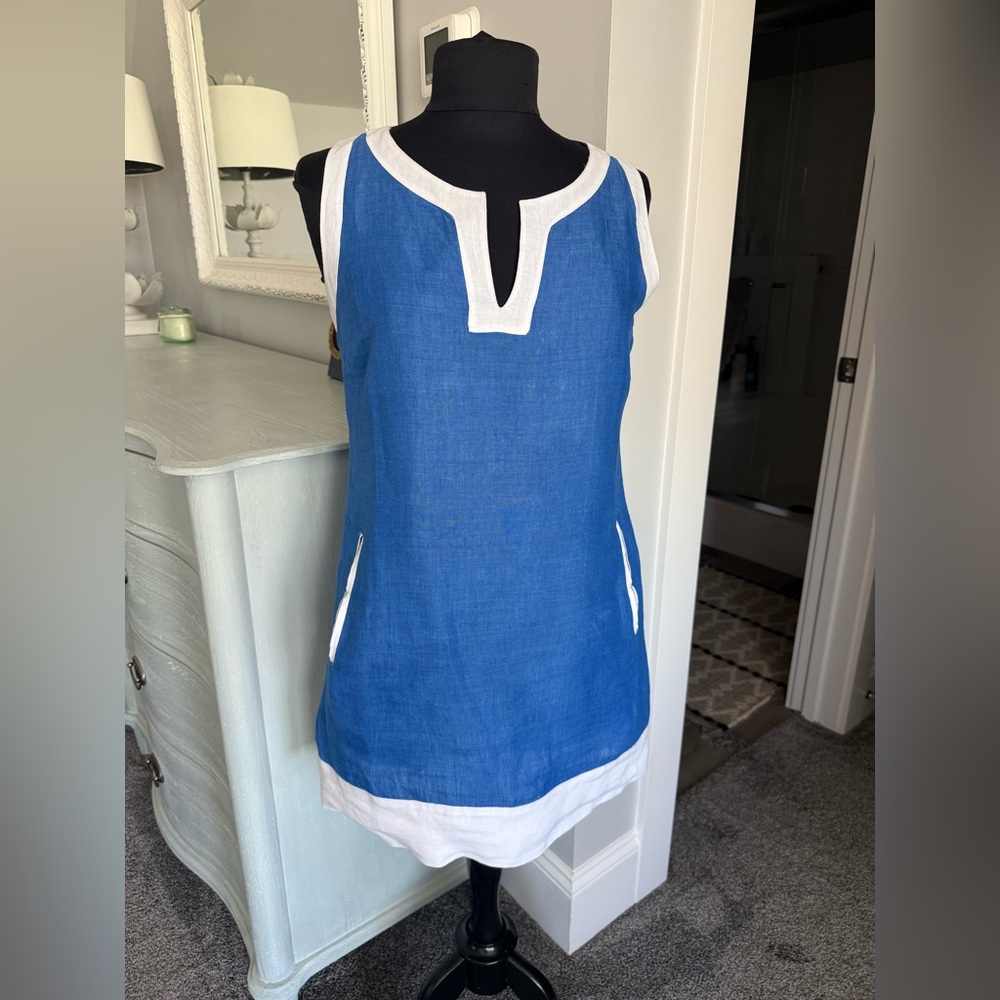 Linen Shift Ladies M Made in Italy